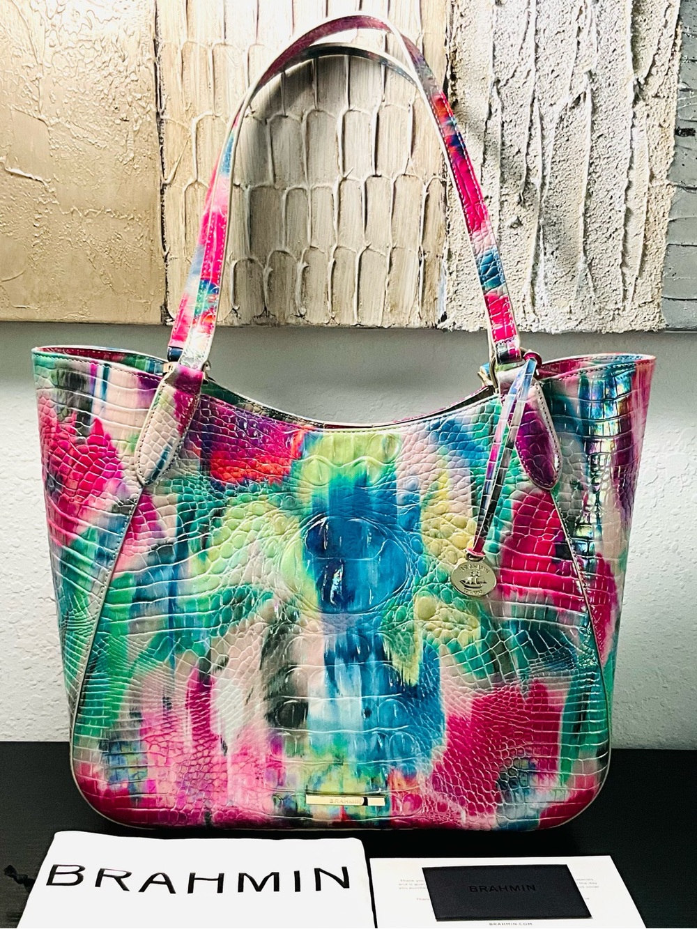 Brahmin Aliza IMPRESSION MELBOURNE DI W/2 Eyes Vibrant Colors
